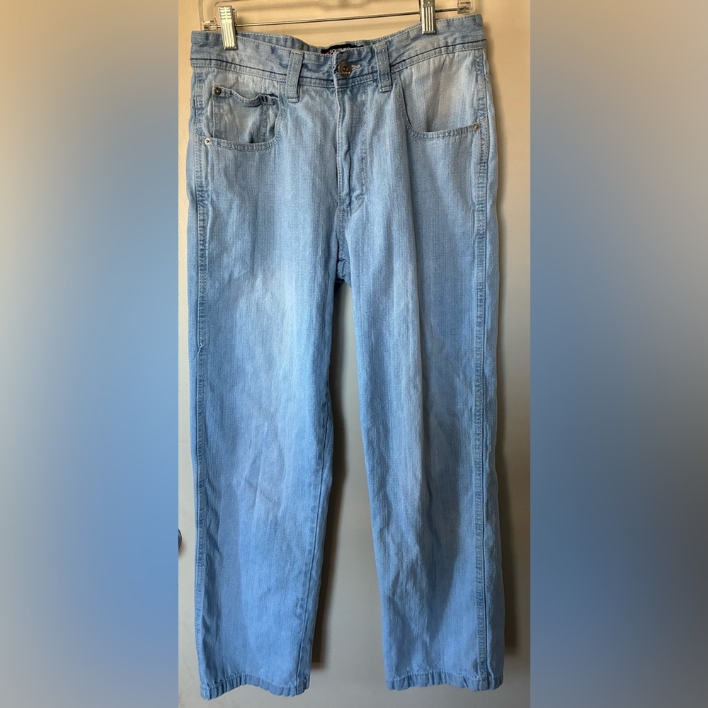 SOUTHPOLE-VTG Jeans Men 30x30 Y2K Relaxed Loose Denim light Wash Skater 90s Mall